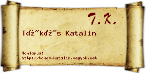 Tőkés Katalin névjegykártya